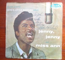 Little Richard Specialty 606 45 rpm Signed Record from John Gilliland Estate