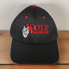 Wolf River Valley Seeds Hat Cap adjustable Black Otto Farming Wisconsin