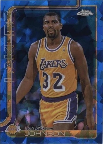 Magic Johnson 2025-26 Topps Chrome Red White and Blue Refractor