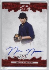 2015 Leaf Ultimate Draft Red Etched Foil 3/5 Nick Neidert #BA-NN1 Auto 8p8
