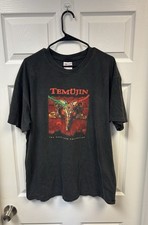 1997 Temujin PC Video Game Promo T-shirt SouthPeak Games Rare Made In USA XL
