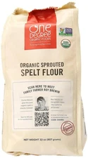 One Degree Organics Organic Sprouted Spelt Flour, 32 oz 32 Ounce (Pack of 1) 