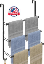 Toallero Acero Inoxidable, Toallero De Pared Con Escalera De 3 Niveles NEW US.