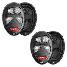 2 Key Fob Remote Shell Van Case Replacement for Chevrolet Pontiac L2C0007T