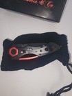 K. HANSOTIA & CO Black OPS Folding Red/Black Tactical Knife Collectible Msrp $95 — photo 6