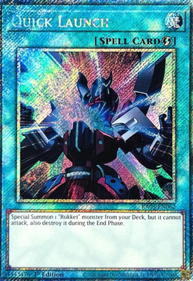 1X NM Quick Launch - RA05-EN062 - Platinum Secret Rare 1st Ed