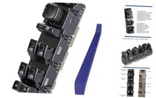 Master Power Window Switch w/ Folding Mirror Replacement for Chevy GMC 03-06