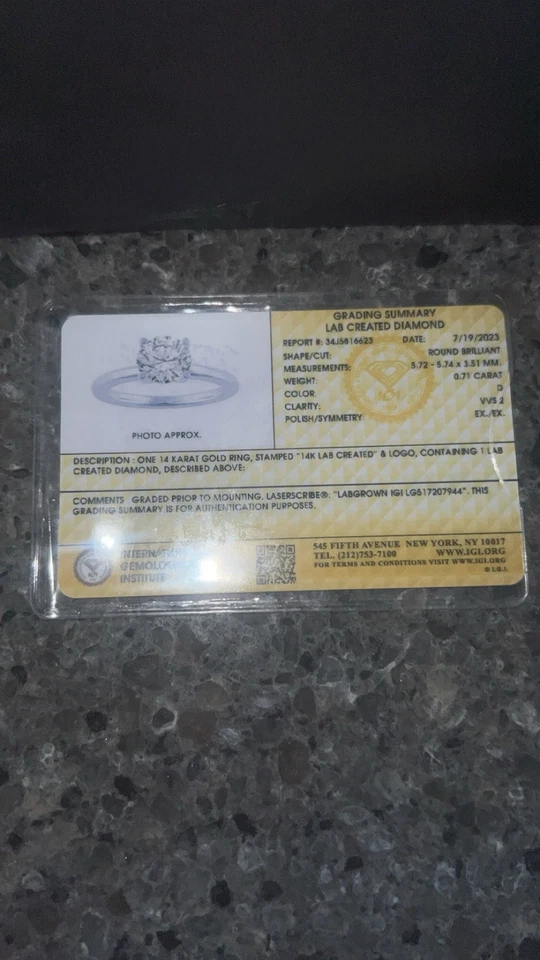 Anillo de compromiso de diamantes Kay Jewelers Foto 3 de 3