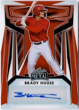 2023 Leaf Metal Brady House, Nationals (1/3) Auto Prismatic Red Refractor