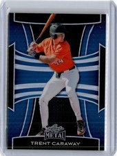 2025 Leaf Metal Blue Prismatic Trent Caraway 32/49 (B71) Oregon State