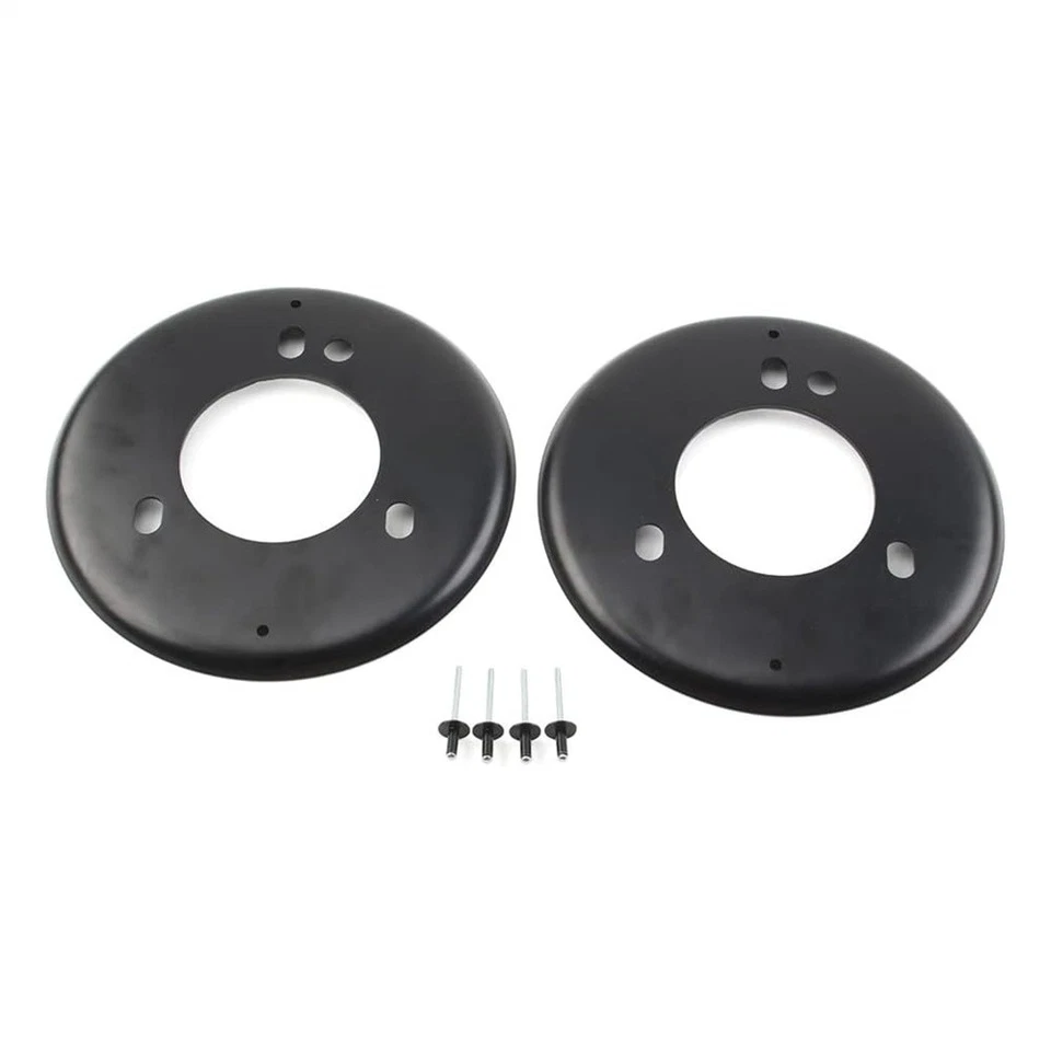 For BMW 3 Series E46 E85 E86 Z4 Front Upper Strut Mount Reinforcement Plate Set - Image 2 of 4