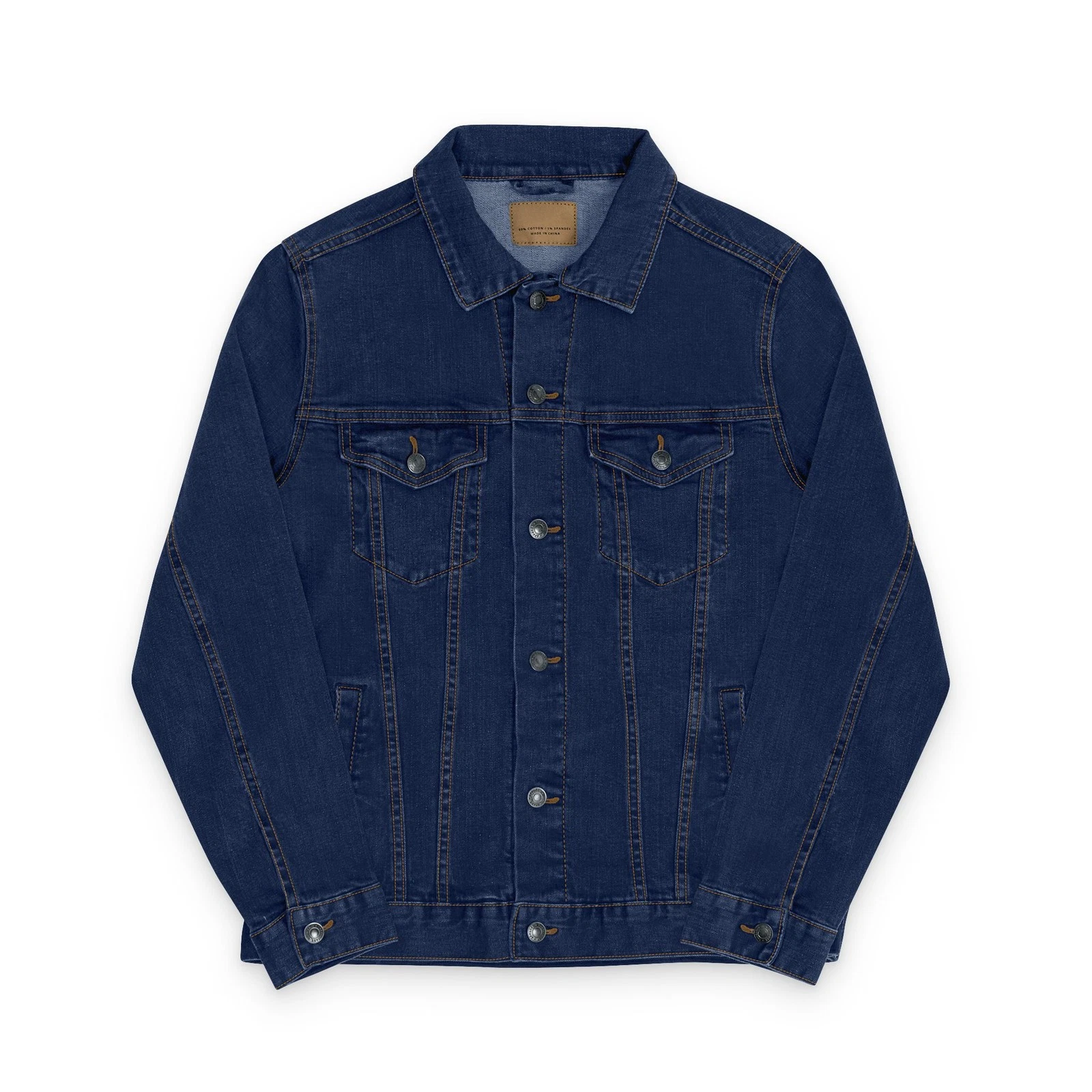 Embroidered Unisex Denim Jacket with Dragon Design, Trendy Outerwear