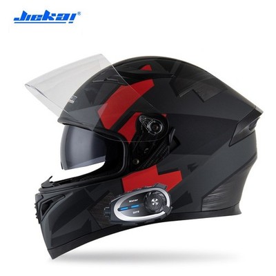 Bluetooth Motorcycle Intercom Helmet With Camera Record Full Face Motor Helmets