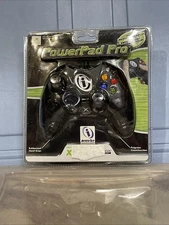 Xbox PowerPad Pro Interact Wired Black Xbox Controller-New in Open Package