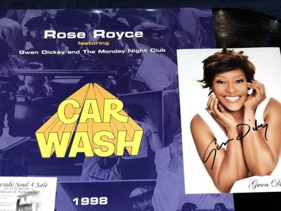 Gwen Dickey (Rose Royce) - Car Wash 1998 (SIGNED AUTOGRAPH WITH COA) 12''-MCA Recor