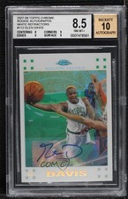 2007 Topps Chrome White Refractor Rookie 3/10 Glen Davis #112 BGS 8.5 Auto 0b4t