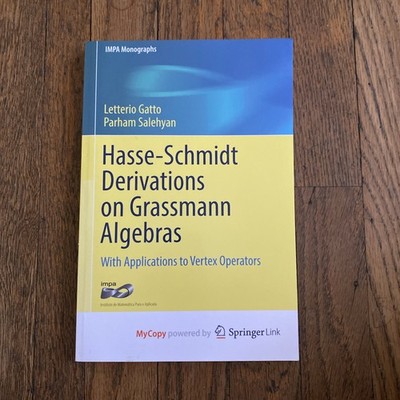 Hasse-Schmidt Derivations on Grassmann Algebras: With Applications to Vertex