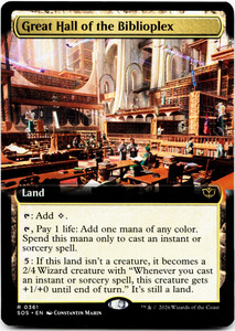 Great Hall of the Biblioplex (Extended Art) #361 Secrets of Strixhaven