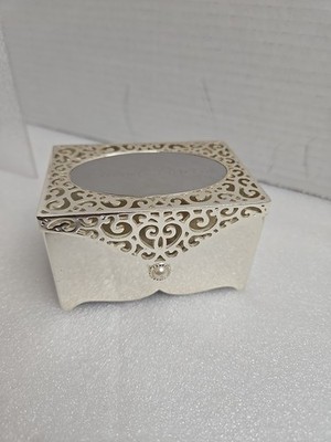 Things Remember Silver Tone Ring Jewelry Box 3.6'' X 2'' ''Friends Forever Engraved