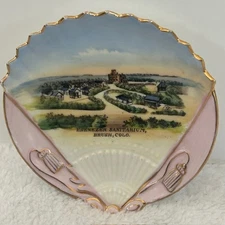 Early 1900s Ebenezer Tuberculosis Sanitarium, Brush, Colorado Souvenir Dish