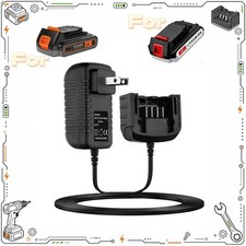 20v Charger Compatible with Black and Decker LBXR2020 LCS1620 BDCAC202B LCS1620B