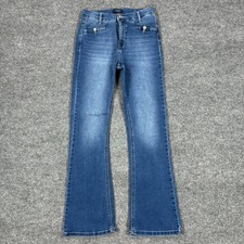 Curve Appeal Bootcut Jeans Womens Size 8/29 Medium Wash Stretch Denim