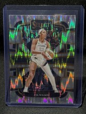 2024 Panini Select WNBA - Concourse A'ja Wilson #86 Silver Flash Prizm
