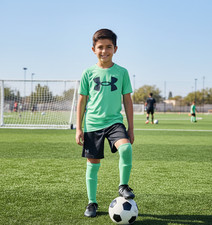 Big Boys Under Armor Tech Big Logo Short Sleeve T-shirt - Youth Medium