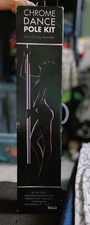 Chrome Professional 3-Piece Dance Pole Kit, Quick Assembly, Carry Bag