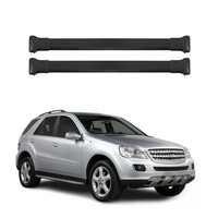 DachträGer GrundtäGer FüR Mercedes ML Klasse W164 2005-2011 75Kg Alu Schwarz 2X