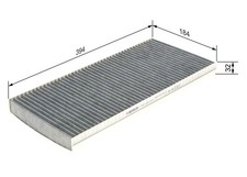 Filtre d'habitacle Mercedes 410