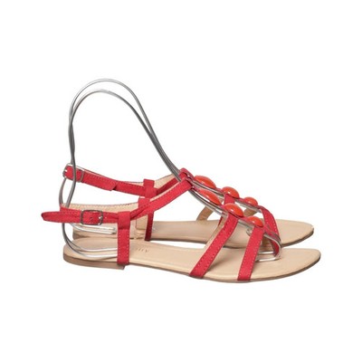Jenny Fairy, Sandalen, Größe: 37, Rot/Beige, Damen #NVs