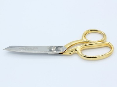 Premax Schneiderschere 20cm (8'') mit Mikroverzahnung (Ganzmetall goldfarben)