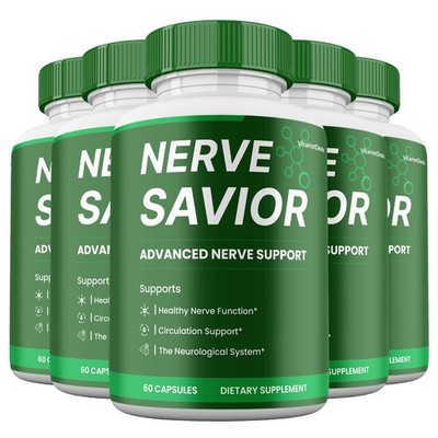 Nerve Savior Capsules, Max Strength, NerveSavior for Nerve Health ( 5 pack)