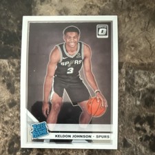 Panini Donruss Optic 2019-20 Keldon Johnson Spurs #186 Rated Rookie Card