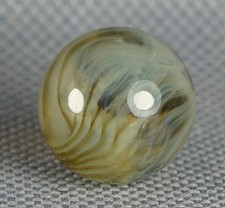 Vintage Marble: Mint 19/32 Alley Agate Ghost Flame Swirl -One Killer Old Mib