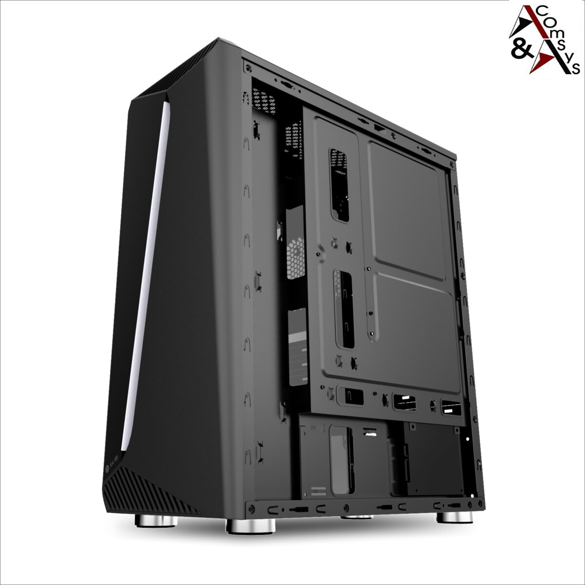 Gaming Midi Tower PC ATX MicroATX MiniITX Gehäuse Gamer Case USB 3.0