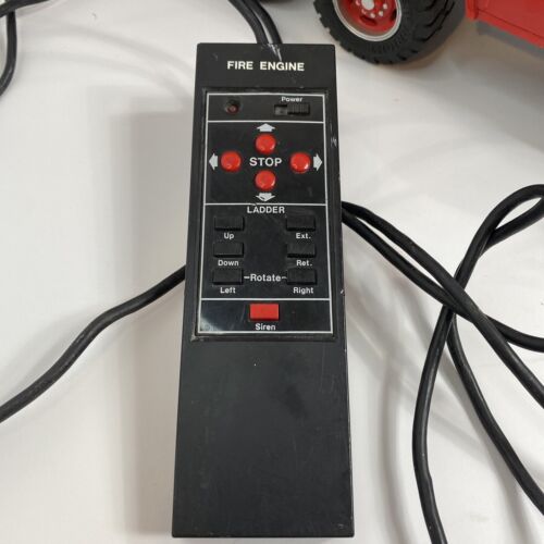 New Bright Fire Engine Truck 1988 Metro 2 Wired Remote Partially works w/ Video - Picture 6 of 13