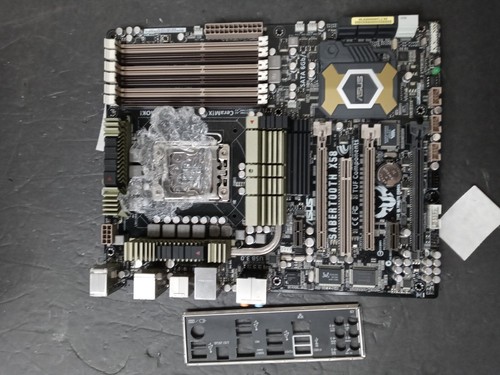 Asus Sabertooth X58 LGA1366 ATX DDR3 Desktop Motherboard + I/O Shield Tested