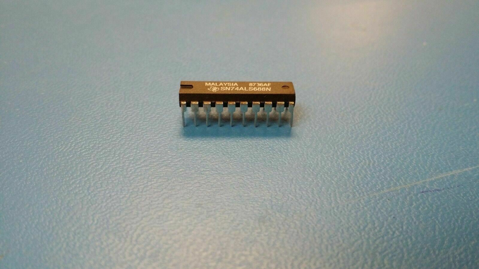 (2 PCS) SN74ALS688N TI 8-BIT IDENTITY COMPARATOR, INVERTED OUTPUT ...