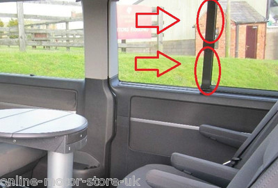 Volkswagen T5 + GP Transporter caravelle shuttle SIDE DOOR WINDOW COVER TRIM x 1
