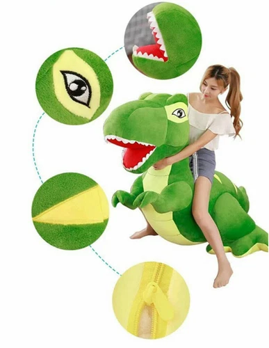 Giant Dinosaurs Rex Plush Toy Cuddly Stuffed Animal Doll Pillow Christmas Gifts - Imagen 12 de 17