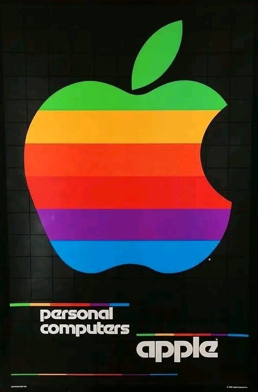 Apple computer affiche rétro Steve Jobs pour décoration bureau vintage