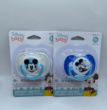 2 Pack 0 months Disney Baby pacifiers- Blue
