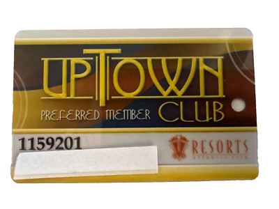 Mohegan Sun Casino Hotel Players Uptown Rewards Slot Card Uncasville