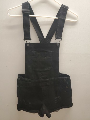Wax Jean Basic Denim Overall Shortalls 