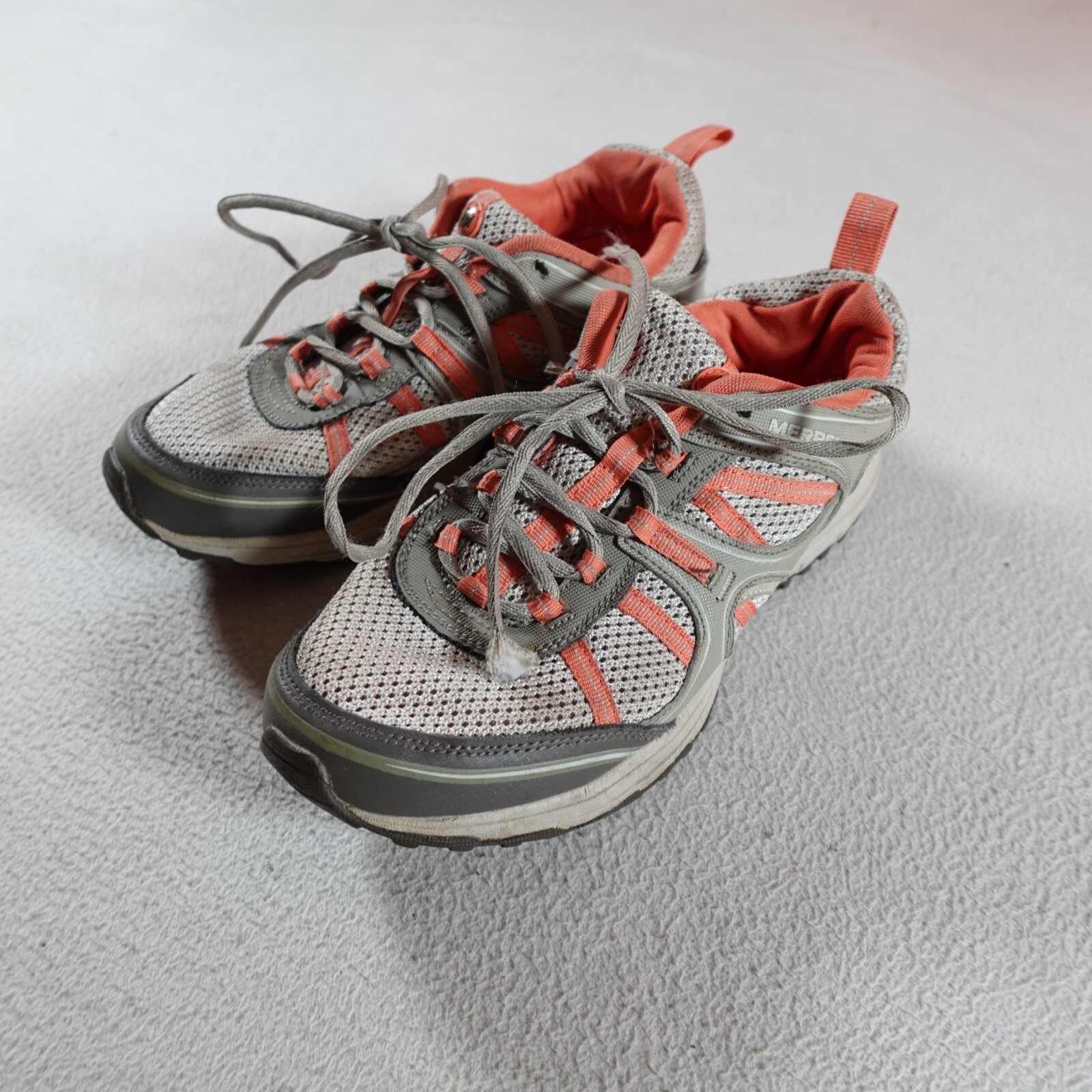 Scarpe Merrell donna 8 5 grigie trail hace escursionismo guida outdoor campeggio corsa allenamento