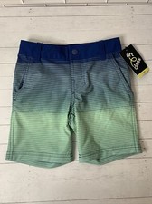 Swim Trunks Cat And Jack Boys Size 4 New With Tags Blue Green Stripes