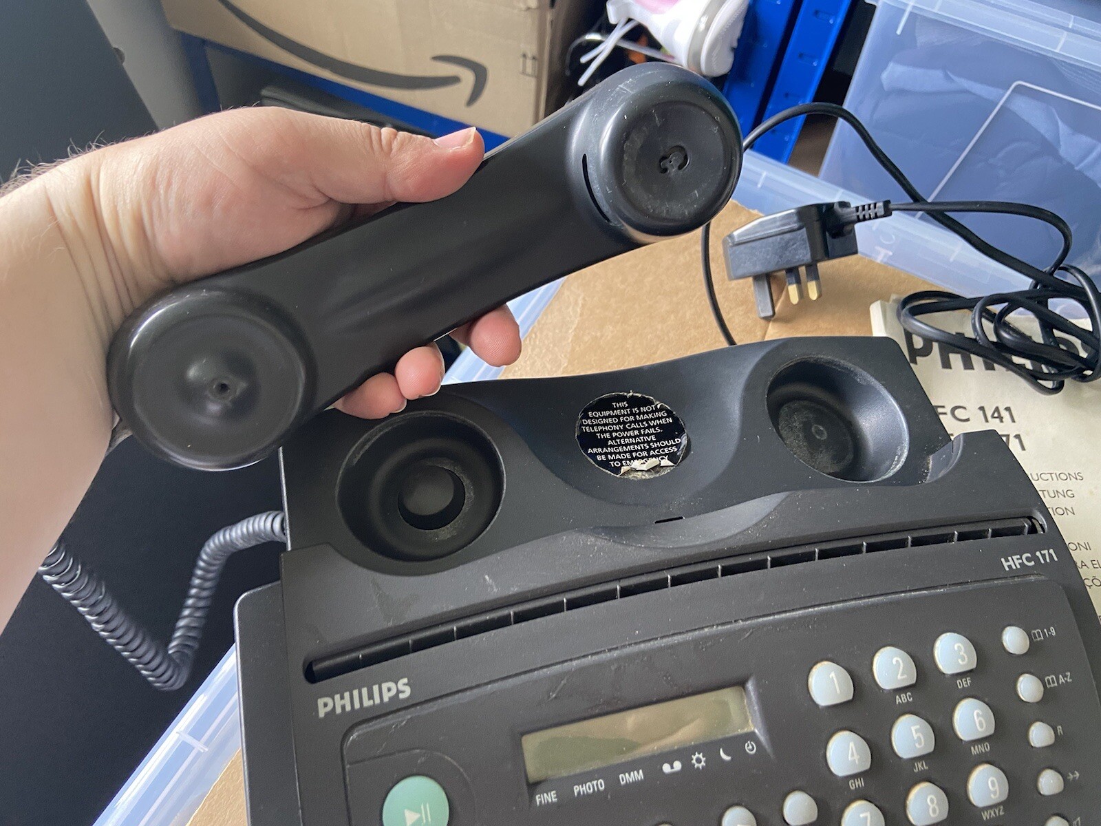 PHILIPS HFC 171/05 Combination Telephone Fax Machine with Answering Machine eBay