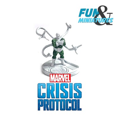 DR OCTOPUS - Marvel Crisis Protocol [ASSEMBLED/WHITE PRIMER/BASE GREEN]
